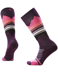 Smartwool Women's Ski Targeted Cushion Pattern OTC, Purple Iris