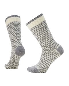 Smartwool Women's Everyday Popcorn Polka Dot Crew, Natural