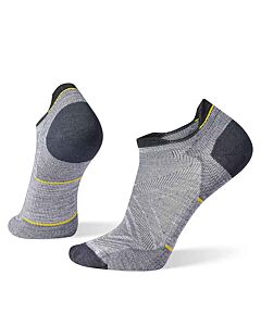 Smartwool Men's Run Zero Cushion Low Ankle Socks, Light Gray