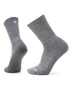 Smartwool Men's Everyday Solid Rib Crew Socks, Medium Gray