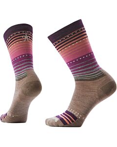 Smartwool Women's Hike Light Cushion Stitch Stripe, Fossil
