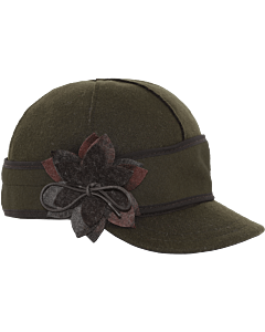 Stormy Kromer Women's Petal Pusher Cap, Olive