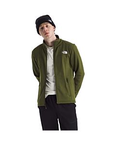 The North Face Men's Cedar Trail Grid Full Zip, Woodland Green