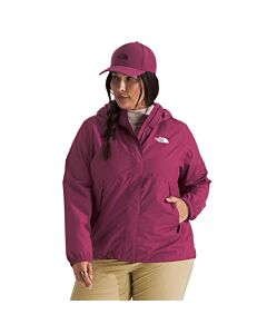 The North Face Women's Plus Antora Jacket, Cyber Berry
