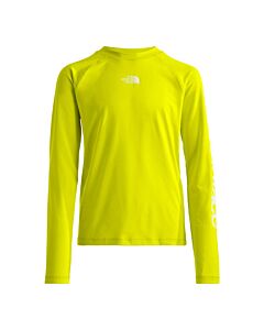 The North Face Kids' Amphibious Long Sleeve Shirt, Sulpher