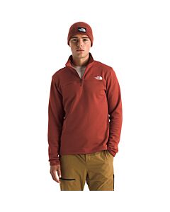 The North Face Men's Cedar Trail Grid 1/4 Zip, Iron Clay
