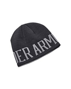 Under Armour Boys UA Halftime Reversible Beanie, Black