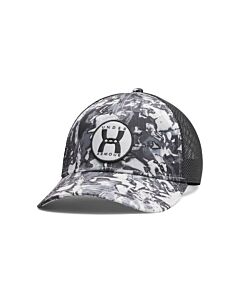 Under Armour Men's UA Essential Mid Trucker Cap, Mod Gray