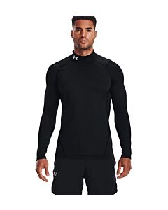 Under Armour Men's ColdGear Armour Fitted Mock, Black