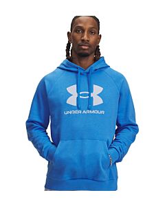 Under Armour Men's UA Rival Fleece Hoodie, Blue Atlantis