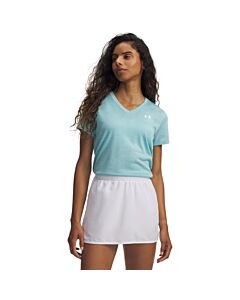 Under Armour Women's UA Tech Twist V-Neck Tee, Blue Haze