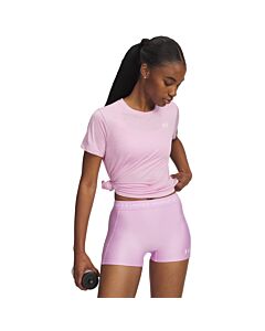 Under Armour Women's UA Tech Twist Tee, Pink Dawn