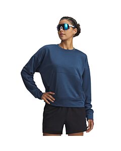 Under Armour Women's UA Fish Pro Terry Crew, Wham Blue