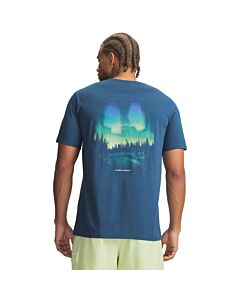 Under Armour Men' UA Outdoor Aurora T-Shirt, Wham Blue
