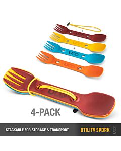 UCO Utility Spork 4-Pack Classic Colors