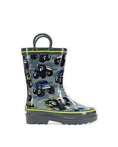 Western Chief Kids' Monster Crusher Rain Boot, Monster Crusher