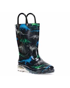Western Chief Kids' Dinosaur Lighted Rain Boot