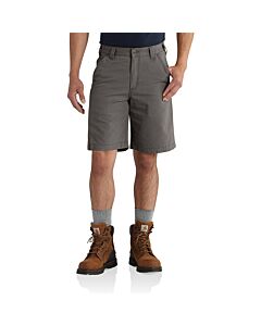 Carhartt Men's Rugged Flex Relaxed Fit Canvas Work Shorts, color: Gravel