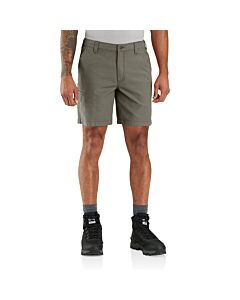 Carhartt Men's Rugged Flex Relaxed Fit Canvas Shorts, color: Dusty Olive