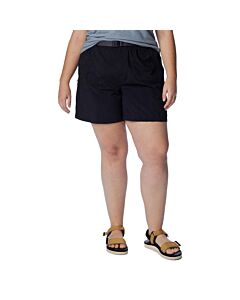 Columbia Women's Plus Sandy River 6" Cargo Shorts, color: Black