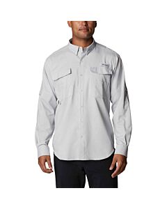 Columbia Men's PFG Blood and Guts IV Long Sleeve Shirt, color: cool grey