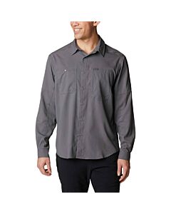 Columbia Men's Silver Ridge Utility Long Sleeve Shirt, color: city grey
