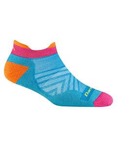 Darn Tough Women's Run No Show Tab Ultra Light Socks, color: ocean