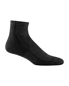 Darn Tough Men's HIker 1/4 Socks, color: black