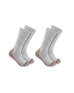 Carhartt Men's Midweight Steel-Toe Boot Sock - 2 Pack