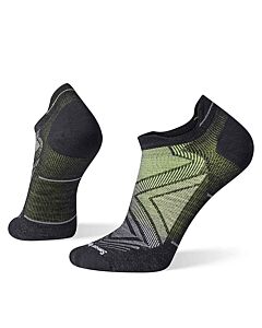 Smartwool Men's Run Zero Cushion Low Ankle Socks, color: black
