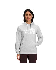 The North Face Women's Half Dome Pullover Hoodie, color: Light Gray, front