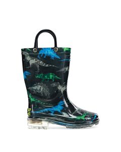 Western Chief Kids' Dinosaur Lighted Rain Boot