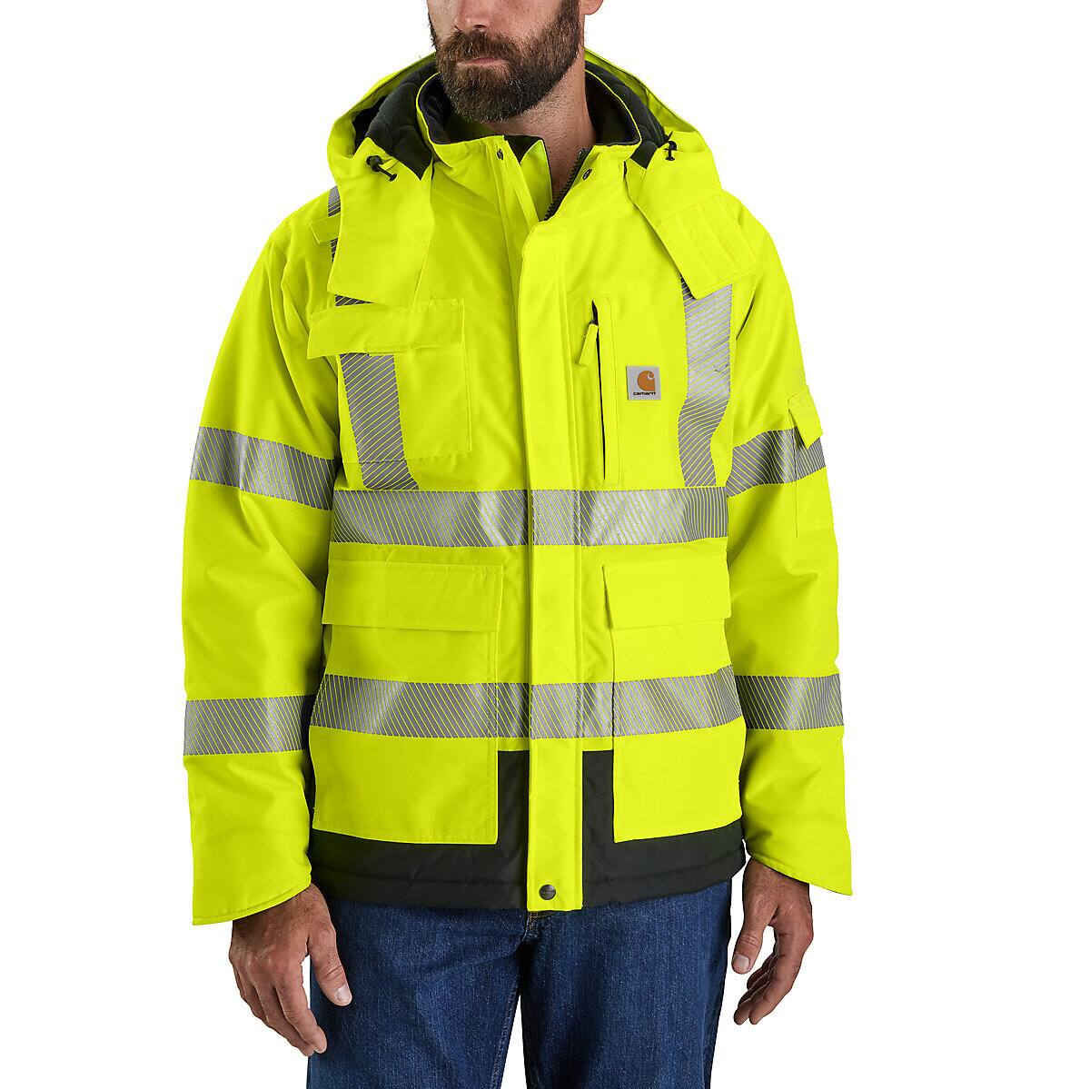 Buy Carhartt Men's Big Hi-Vis Class 3 Sherwood Jacket by Carhartt