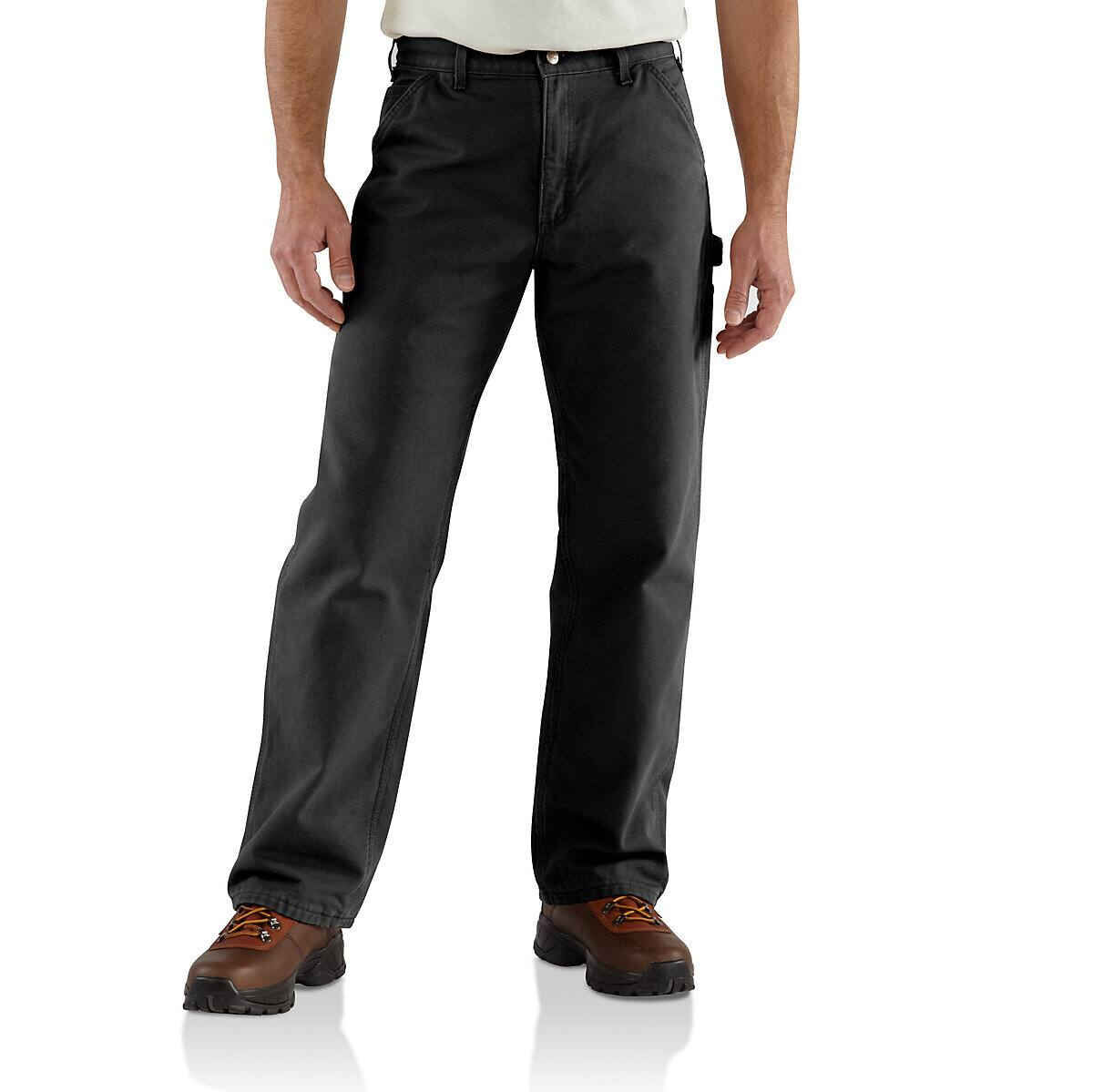 Buy Carhartt Men's Flannel Lined Washed Duck Dungaree by Carhartt