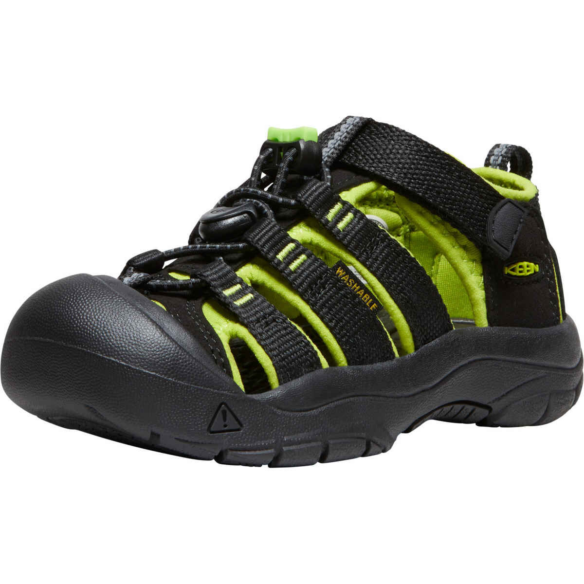 Buy Keen Little Kids' Newport H2 - Black/Lime Green by Keen