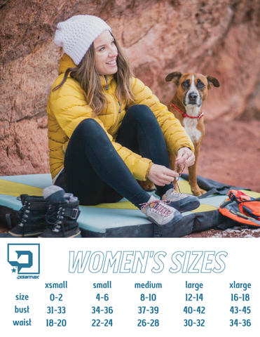 Polarmax Women's Size Chart
